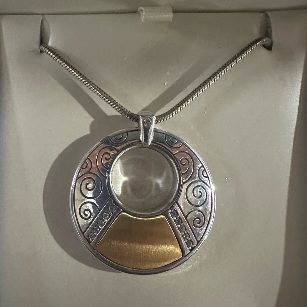 Brighton retired Wiltern reversible necklace NC